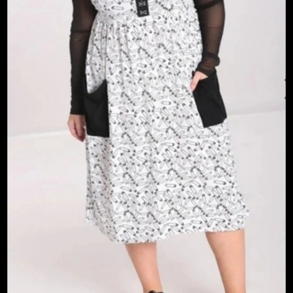Hell Bunny Safety Pin Dress - Picture 2 of 8